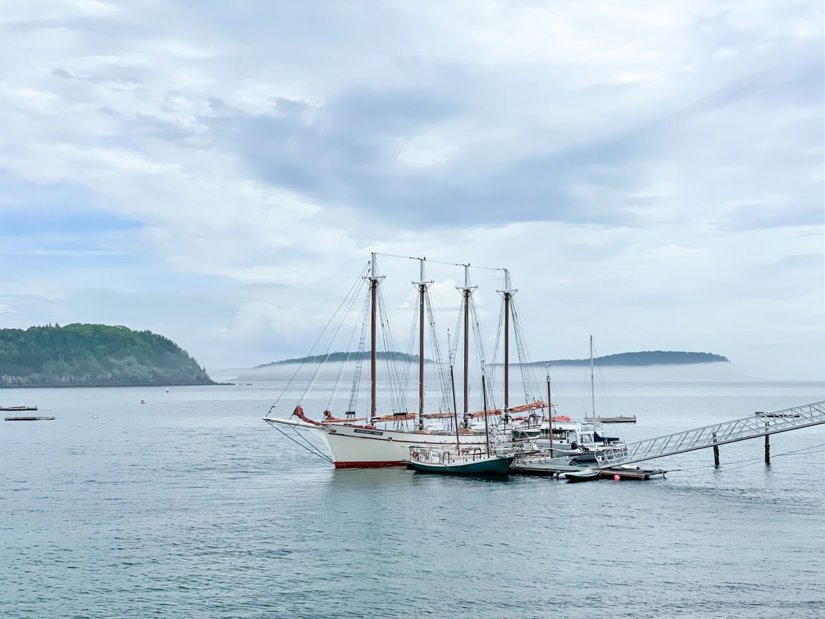 Schooner in Bar Harbor