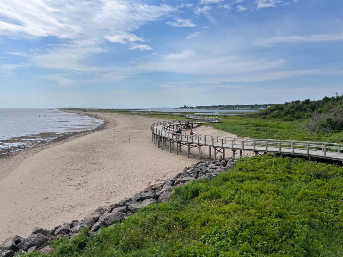 La Dune du Bouctouche boardwalk