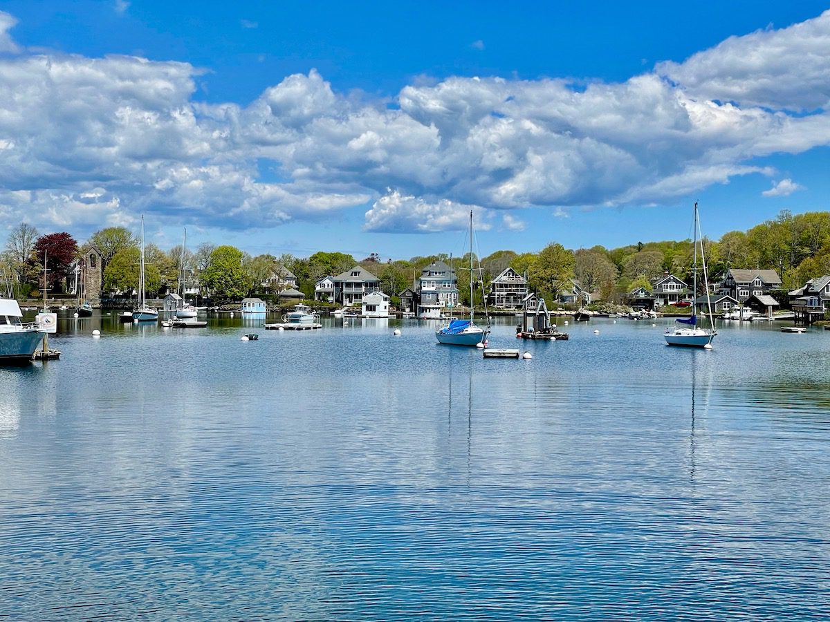 Boats in Woods Hole Harbor