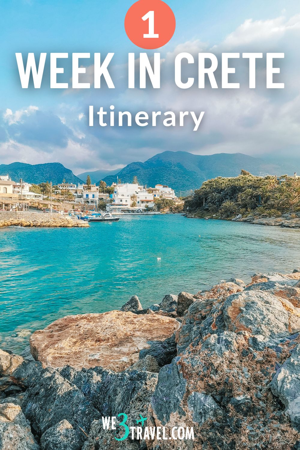 1 week in Crete itinerary and all you need to plan a Greece vacation to Crete including Chania and Heraklion.