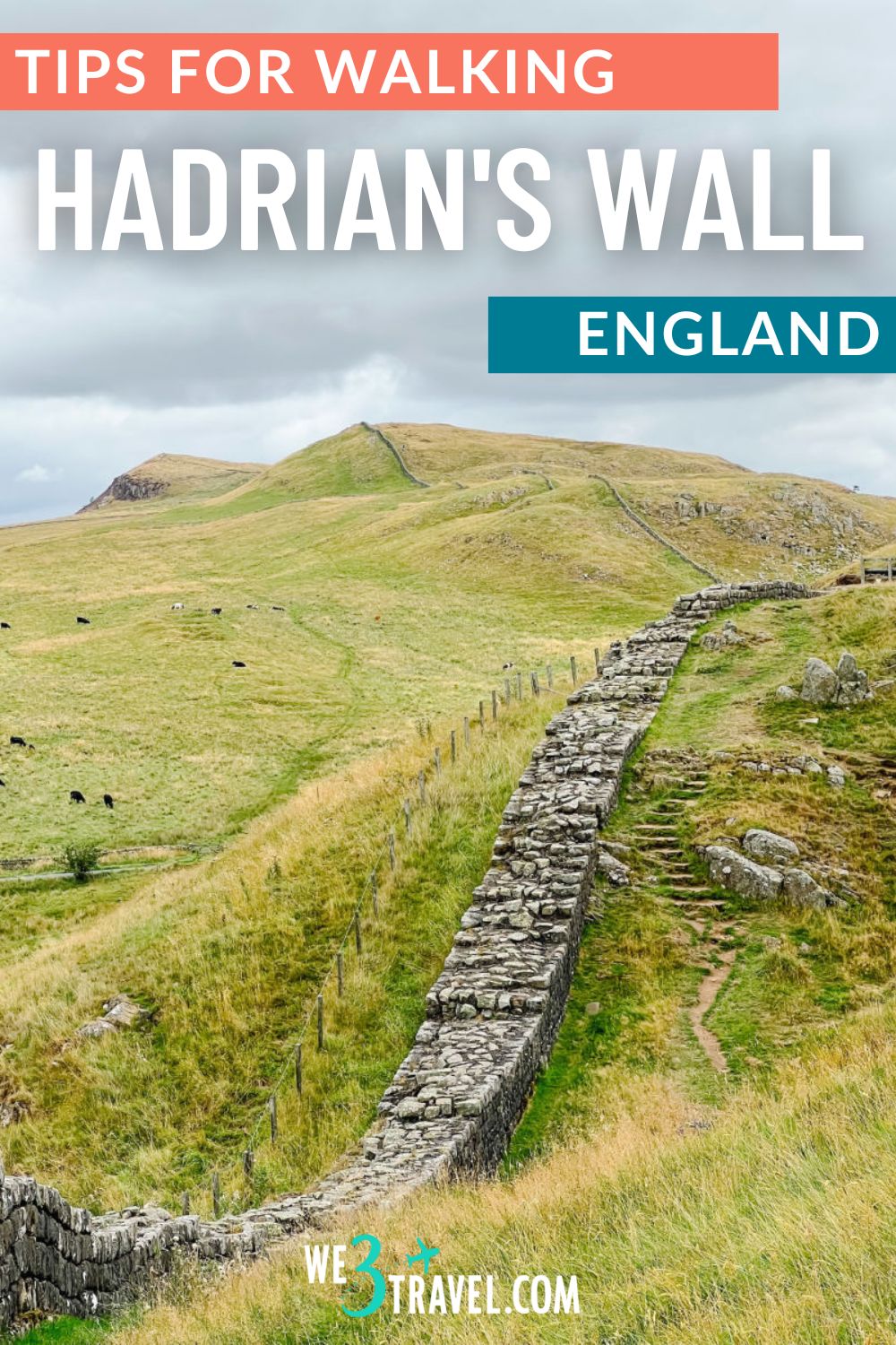 Tips for Walking Hadrian's Wall Path in Northern England - one of the United Kingdom's most popular walking holidays.