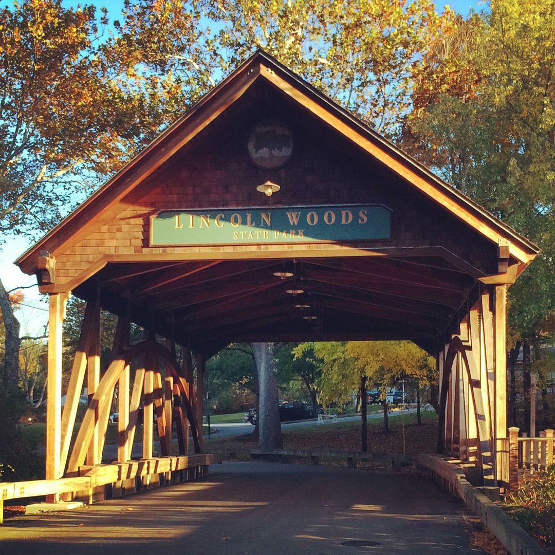 Lincoln Woods covered bridge