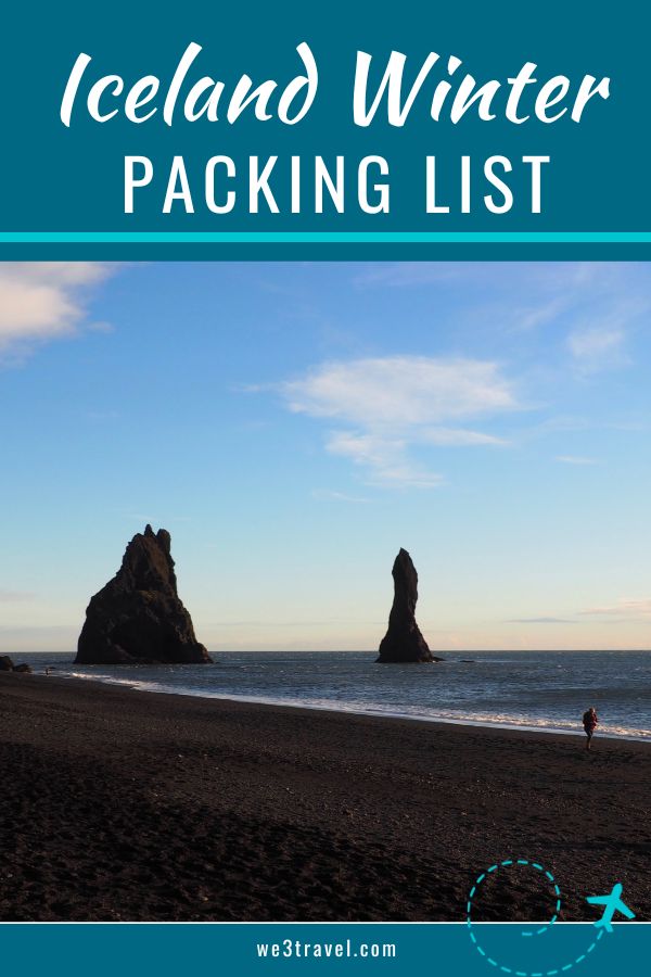 Iceland winter packing list