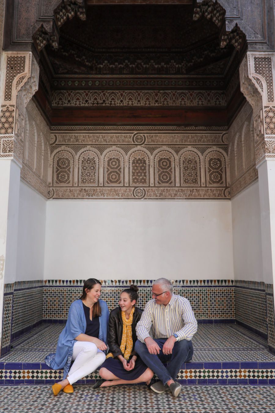 Family in Marrakech