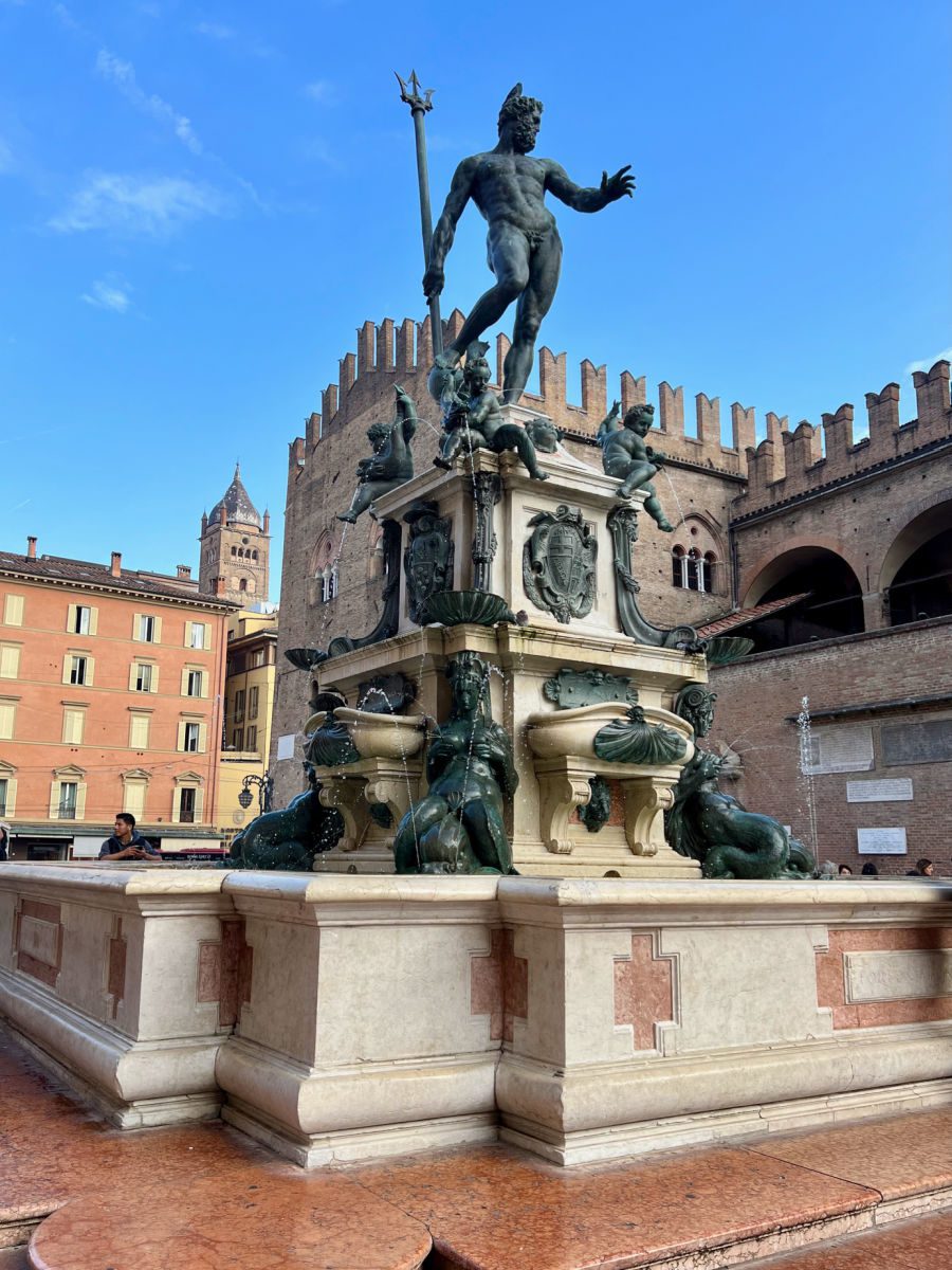 Neptune's fountain in Bologna