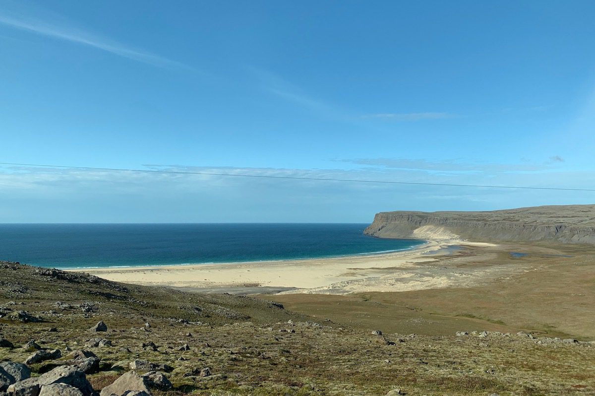 Beach in Westfjords