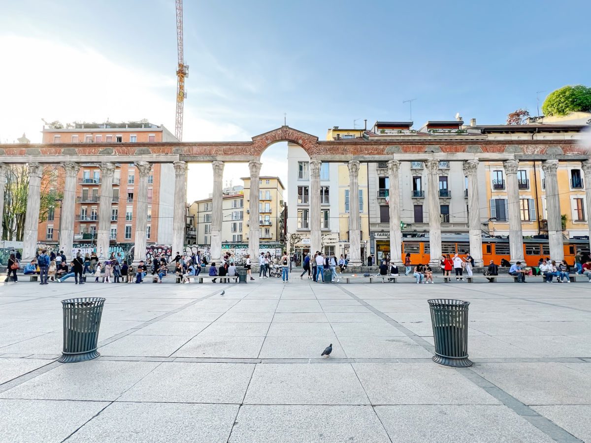 Colonnade in Milan