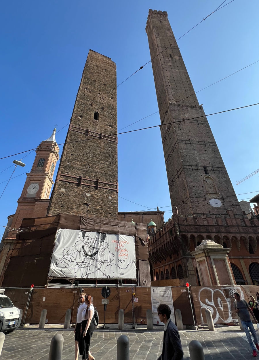 Twin tower of Bologna