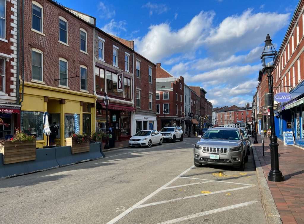 Street in Portsmouth New Hampshire
