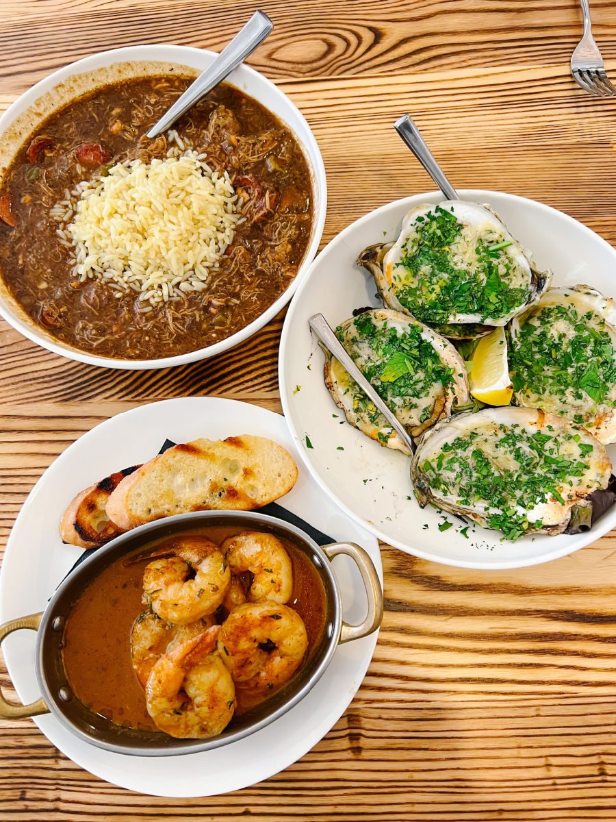 Gumbo, shrimp, oysters from Sol Southern Kitchen
