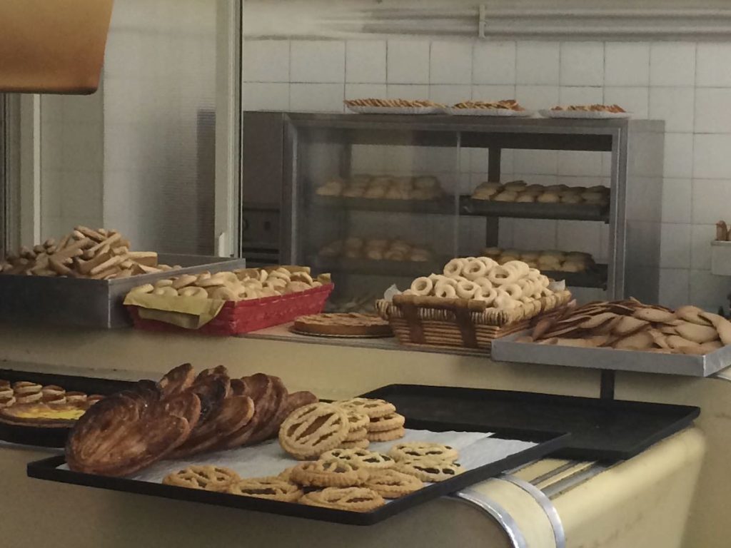 cookies in an italian bakery