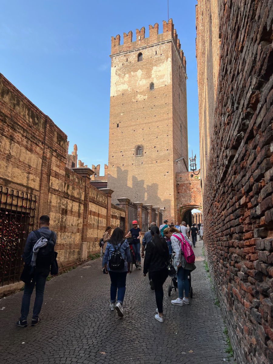 Tower and bridge of Castelvecchio in Verona