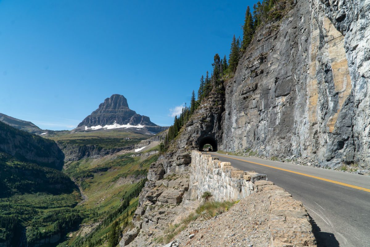 Going-to-the-Sun Road in Glacier National Park