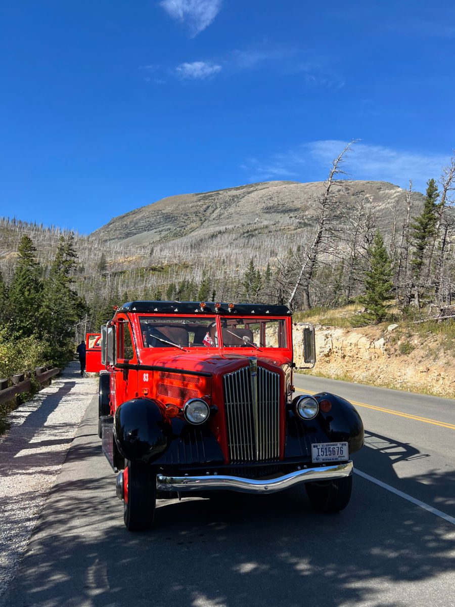 Red Bus tour in Glacier National Park