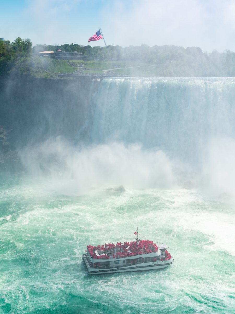 Hornblower cruise by Niagara Falls - things to do in Niagara Falls with kids