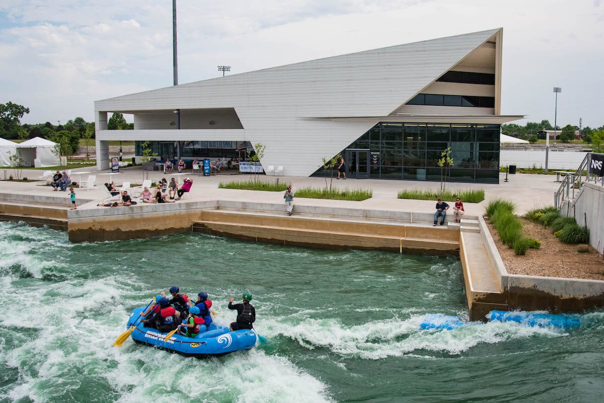 white water rafting through OKC