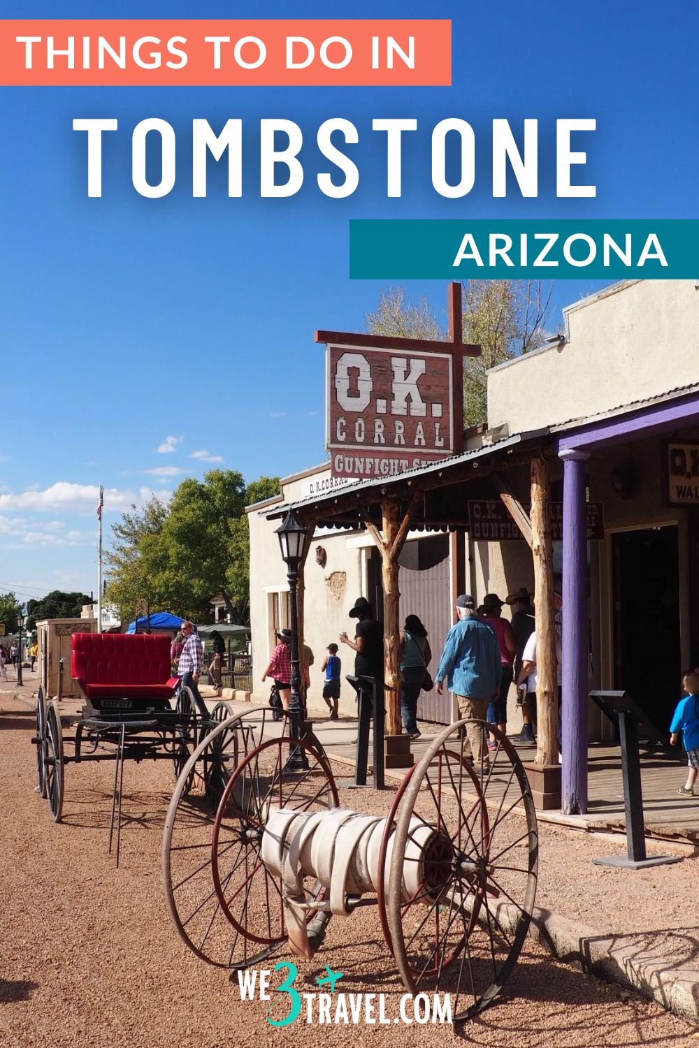 If you are planning a trip to Arizona, be sure to add in a day trip to the Old West town of Tombstone, home to the O.K. Corral. Just one hour from Tucson, this slice of the wild west is a unique gem.