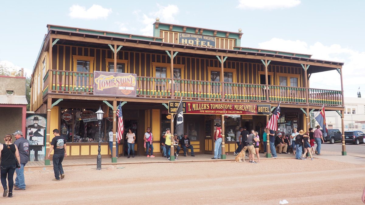 Hotel and mercantile in Tombstone AZ