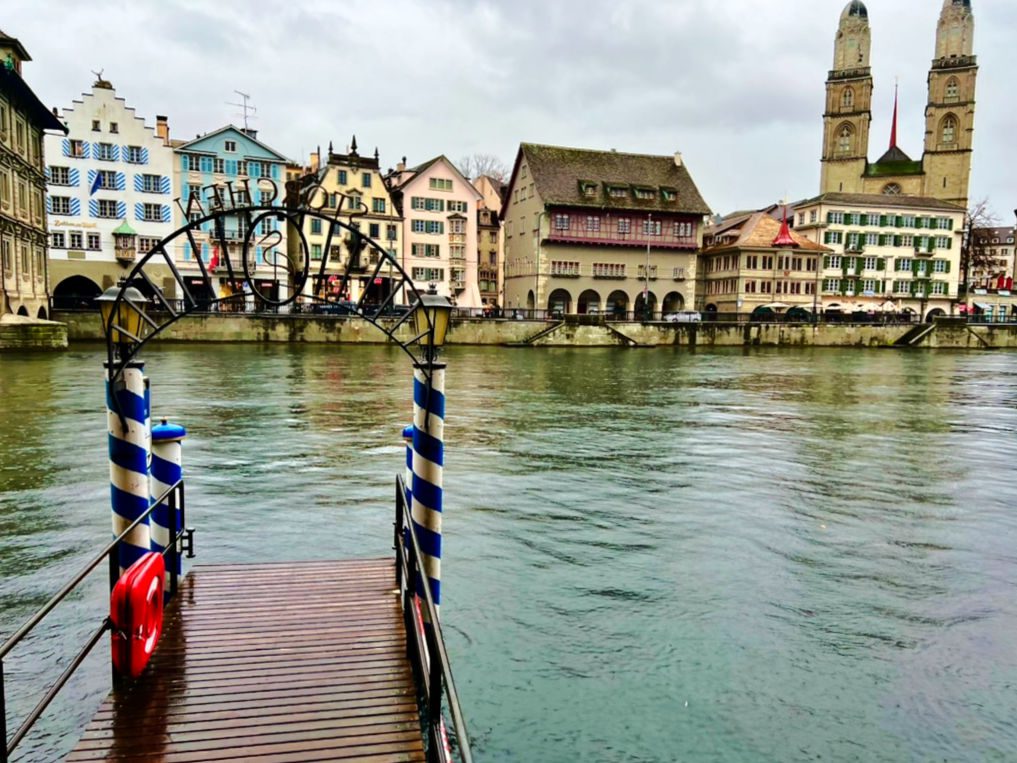 Zurich view across the river