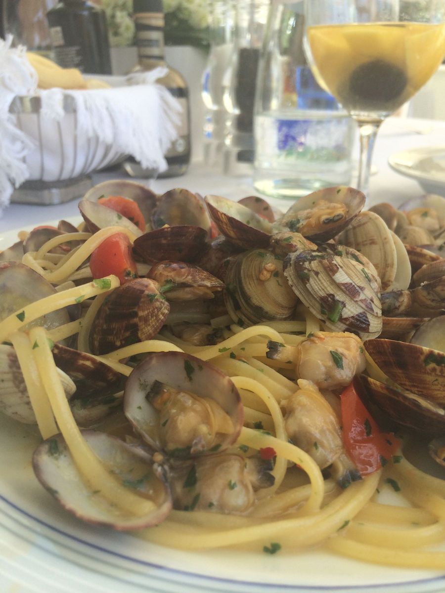 Pasta with clams