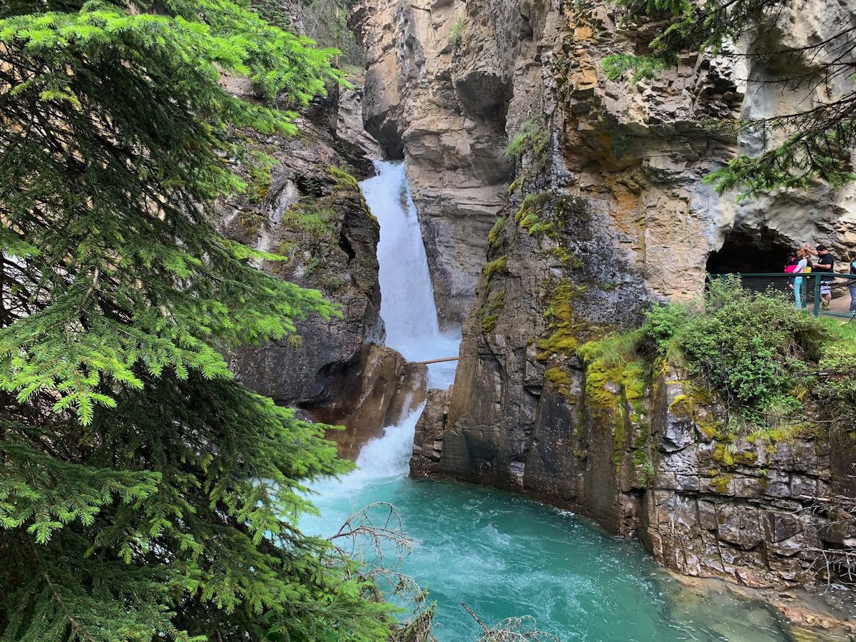 Johnston Canyon falls