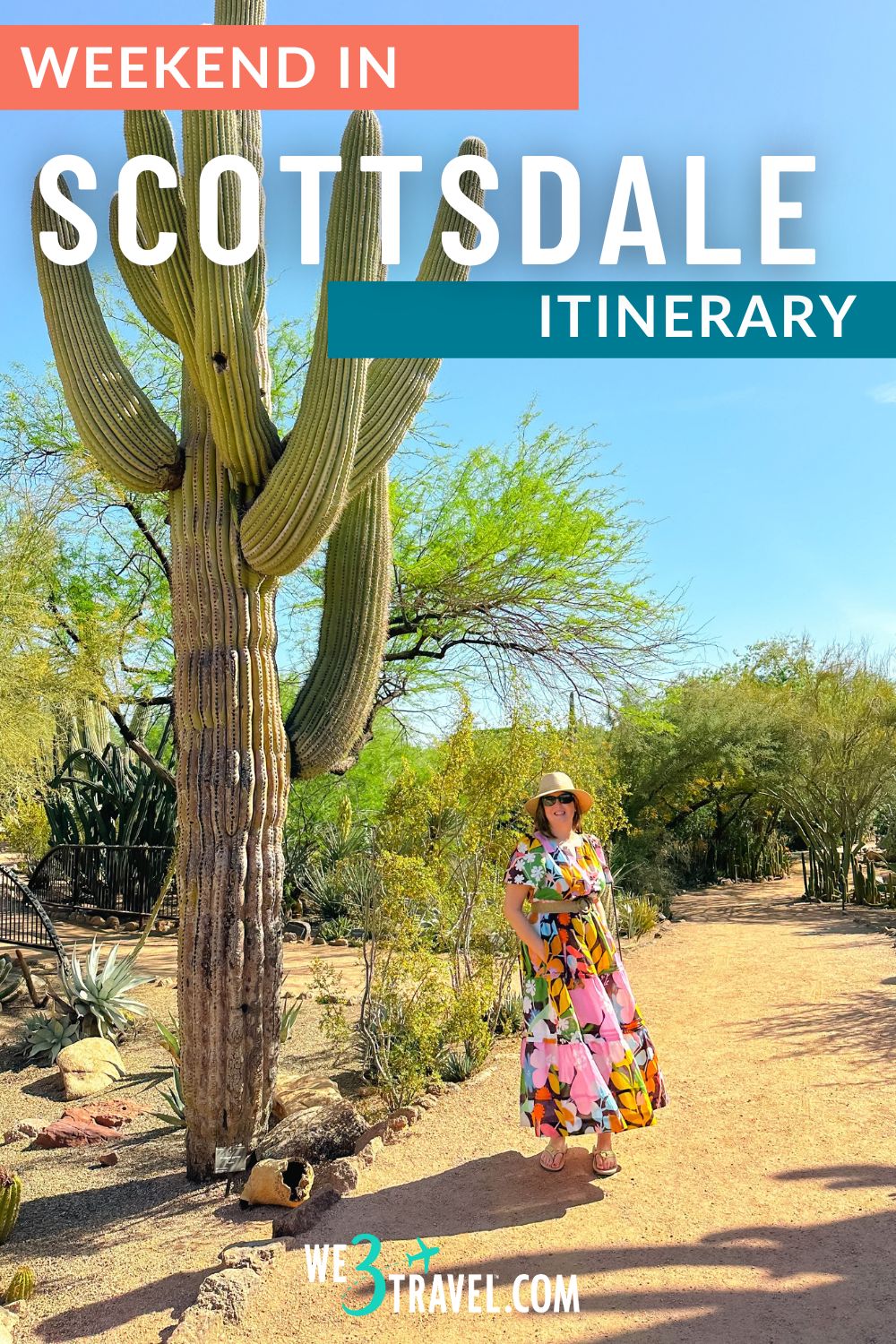 Scottsdale Arizona makes a great weekend getaway for families, couples/romantic getaways, or girl's trips/girlfriend getaways with amazing resort spas, golf courses, Scottsdale restaurants, Old Town Scottsdale and fun outdoor activities. Find out how to pack your 3 days in Scottsdale in this Scottsdale weekend itinerary!