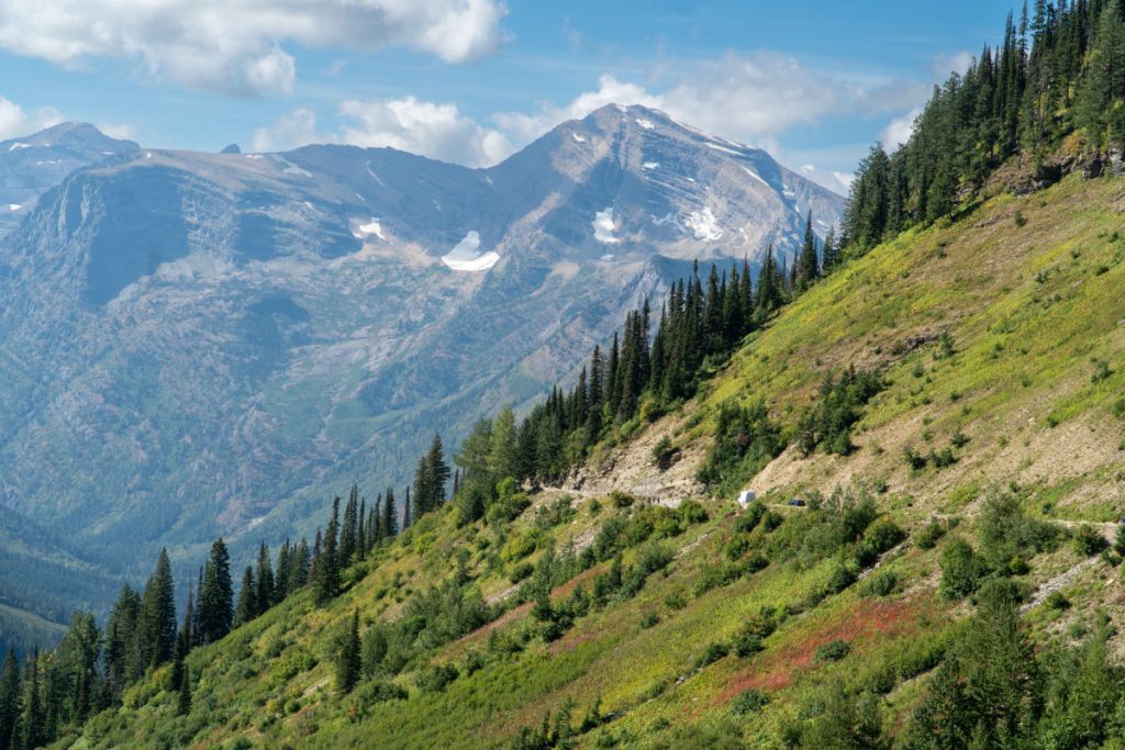 Going to the Sun Road in Glacier National Park - where to stay near Glacier National Park