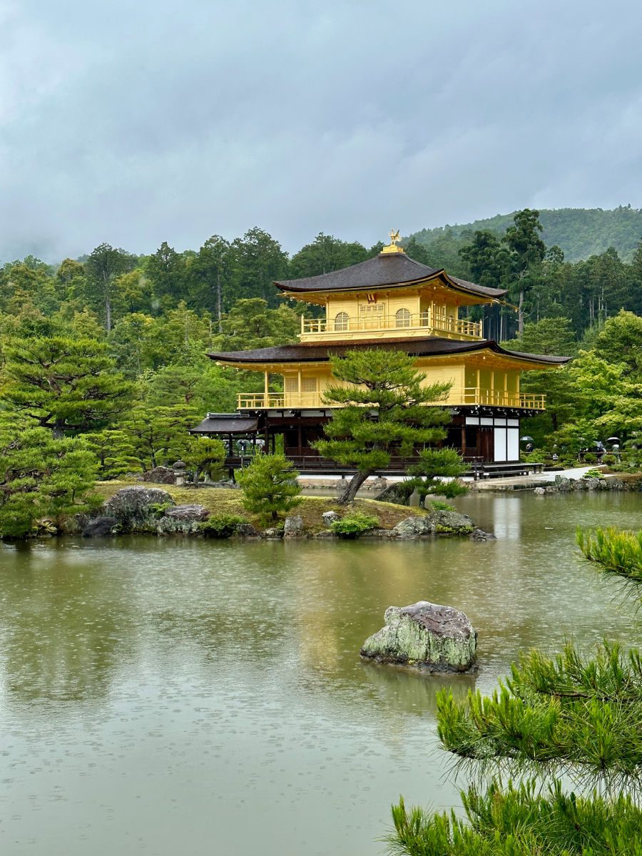 Golden Pavilion across the pond