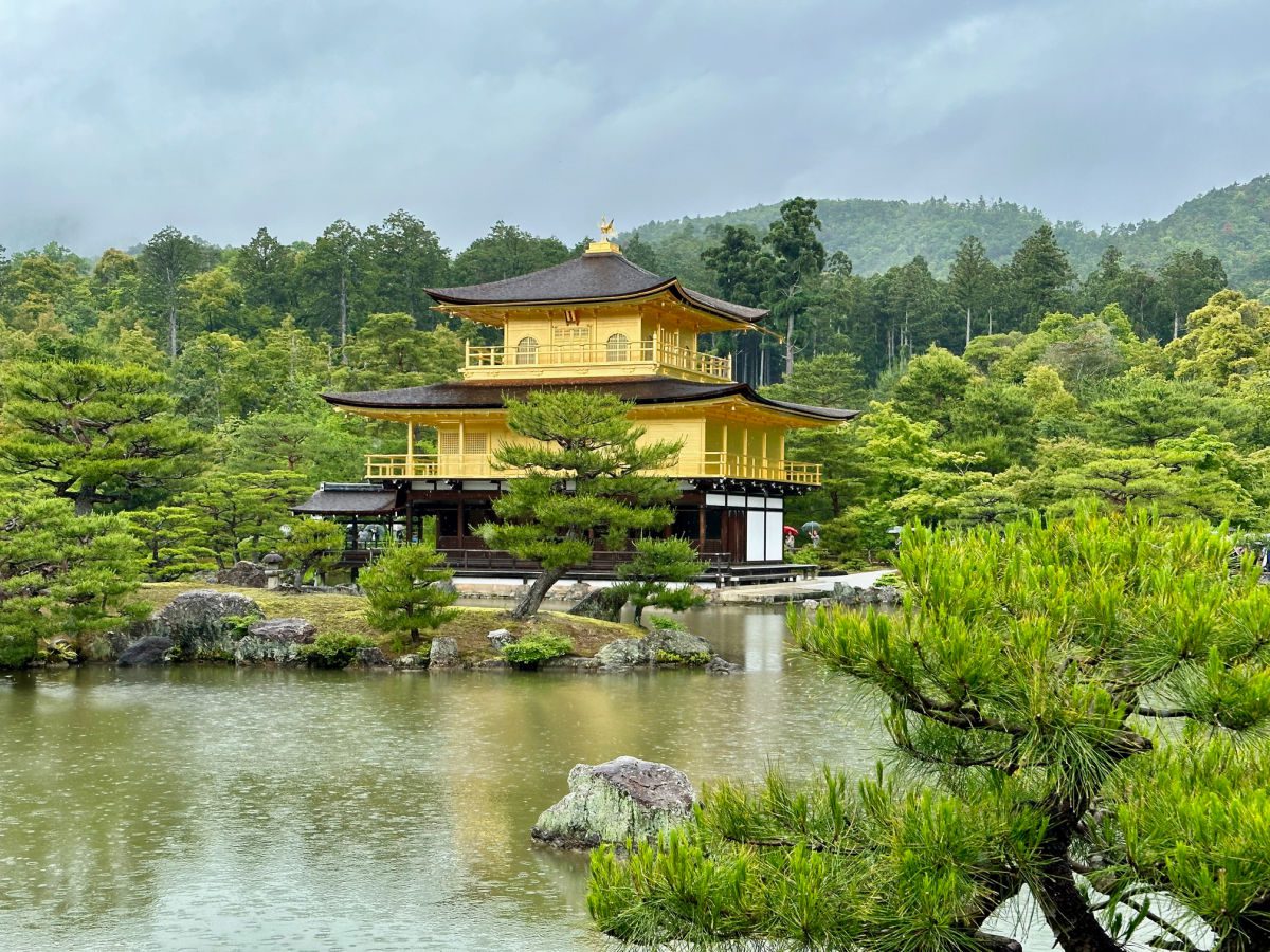 Golden Pavilion across the pond