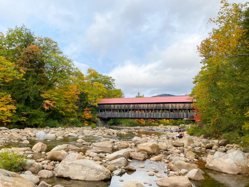 Albany covered bridge off Kancamaugus Highway in the White Mountains of NH - Things to do in the White Mountains