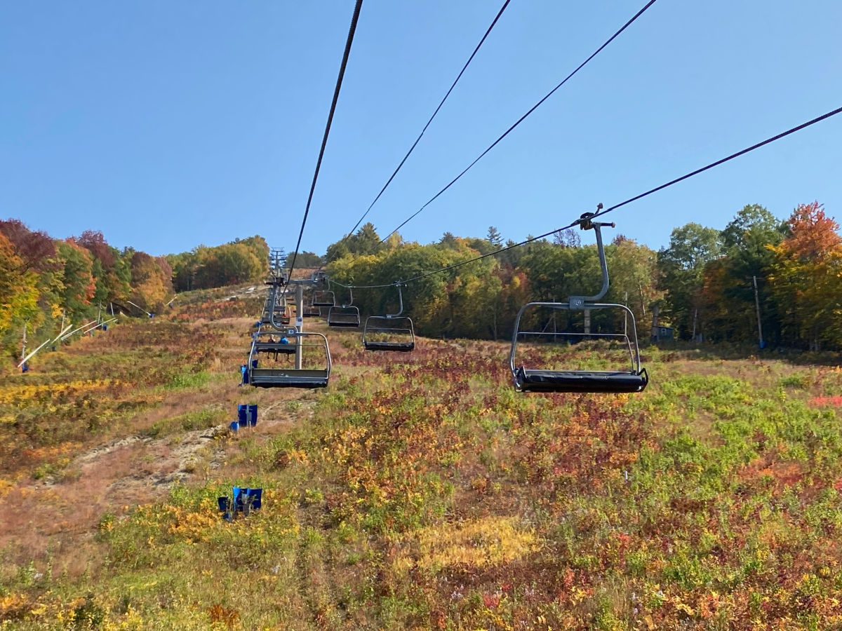 Chair lift at Cranmore Mountain Resort