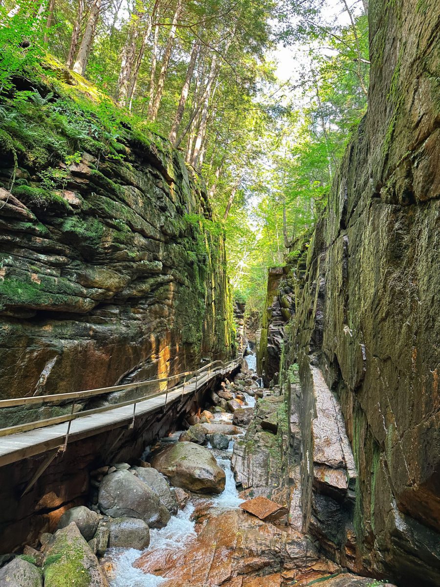 Flume Gorge boardwalk