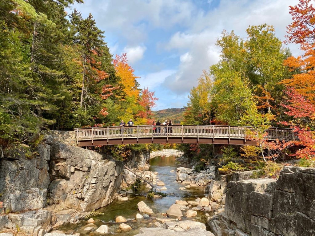 Rocky Gorge bridge in the White Mountains