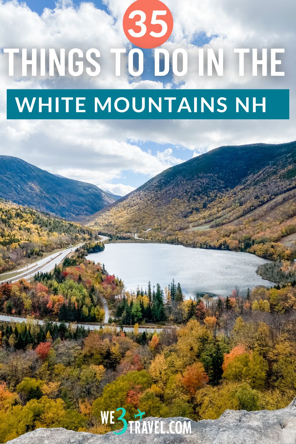 Complete White Mountains New Hampshire destination guide with the best things to do in the White Mountains including must-visit attractions to the best short hikes, thrilling outdoor adventures, cozy places to stay, estaurant recommendations, and invaluable travel tips. Plan your New Hampshire vacation or White Mountains weekend getaway with this travel guide.