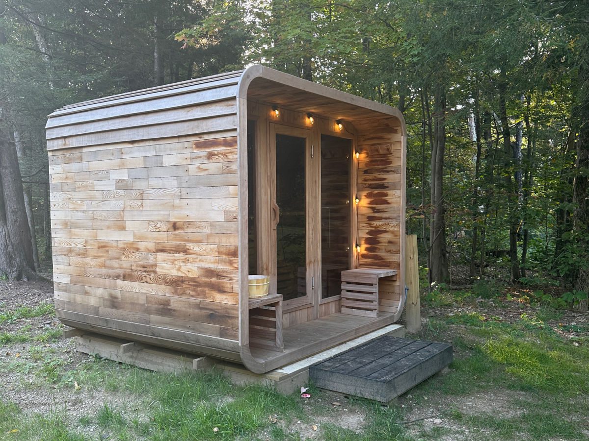 Lumen Nature Retreat square sauna