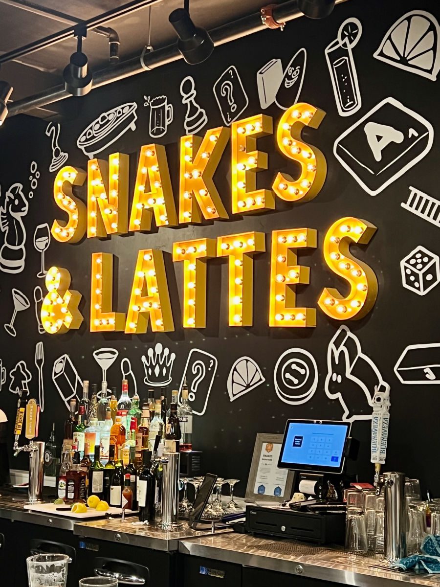Snakes and Lattes sign