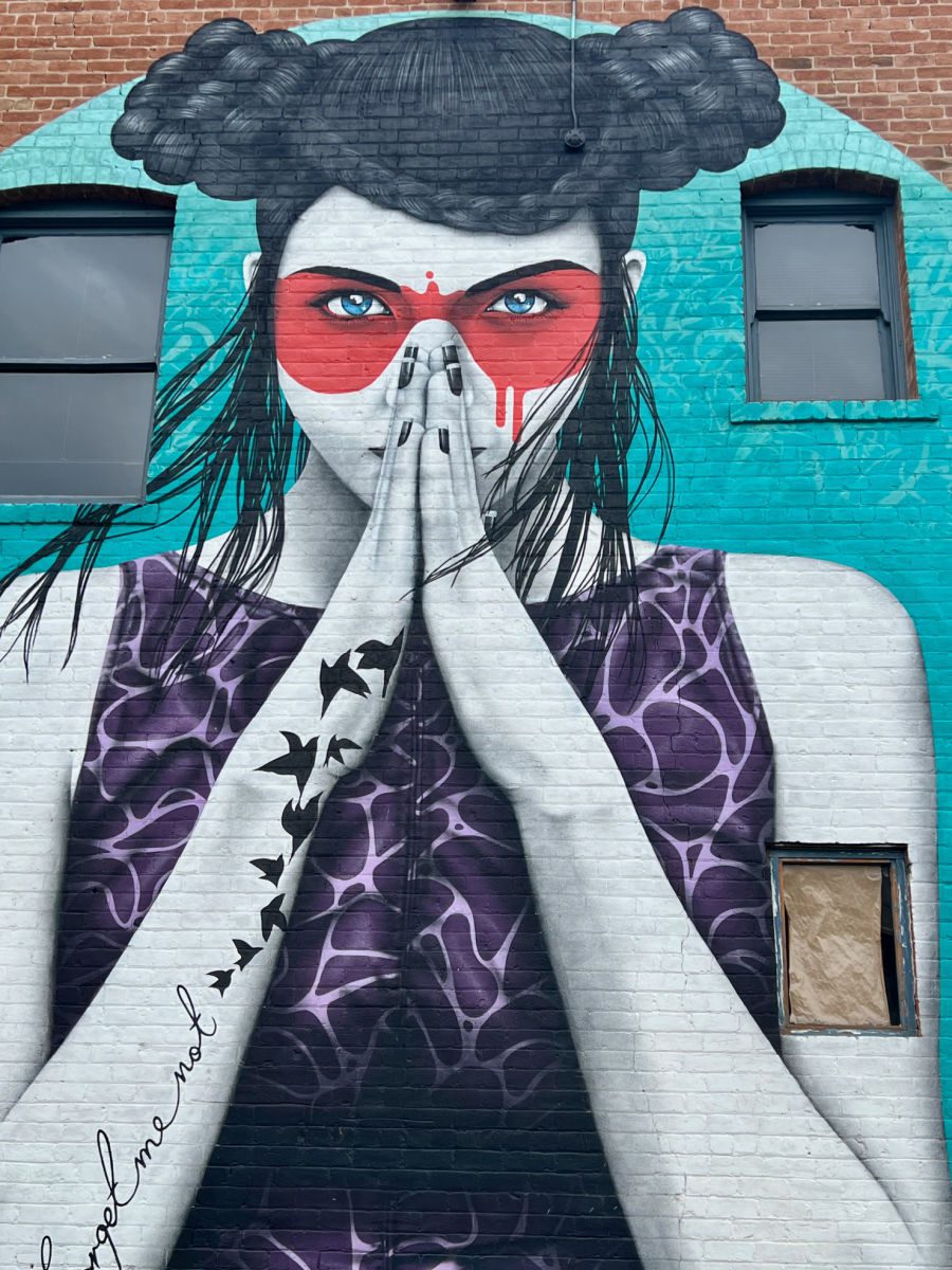 Street art mural in Tucson