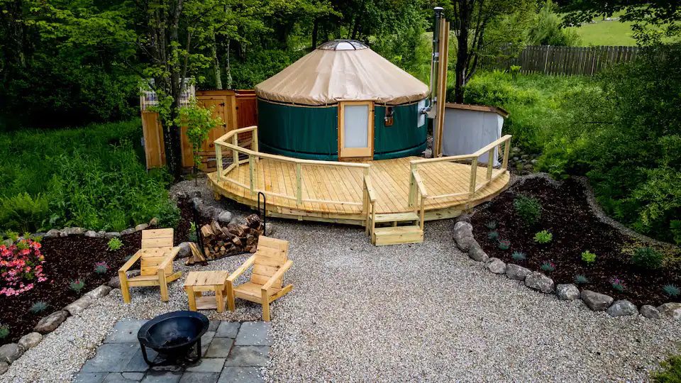 Yurt at Echo Hill