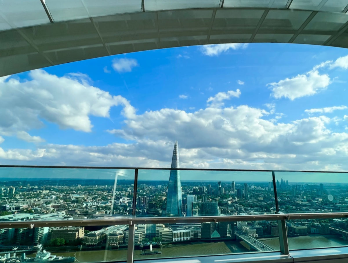 view from the Sky Garden in London
