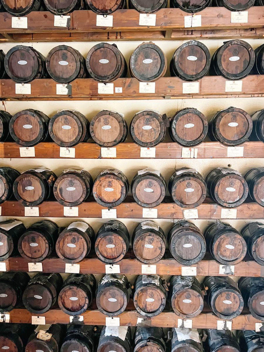 Barrels of balsamic vinegar