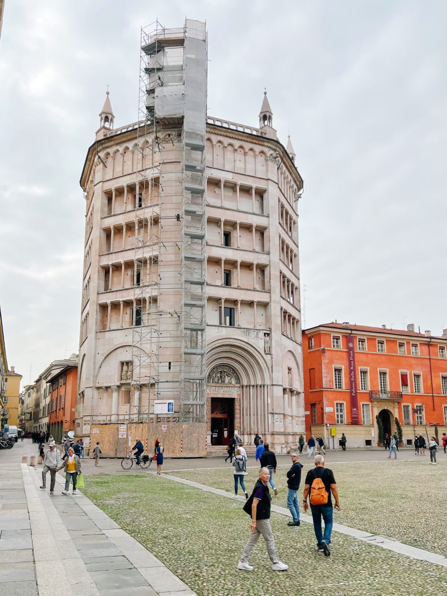 Baptistry of Parma from the outside