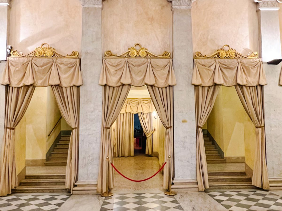 Teatro Regio lobby in Parma
