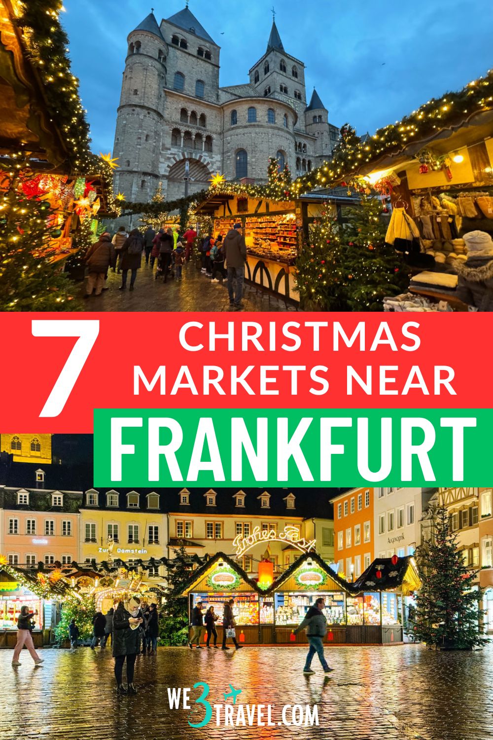 Capture the magic of Christmas at these enchanting German Christmas Markets near Frankfurt. Plan your trip to Germany for next Christmas vacation and experience the European christmas markets for yourself.