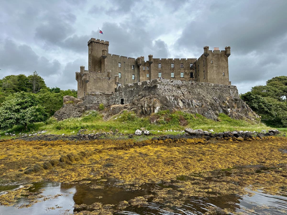 Dunvegan castle and moat