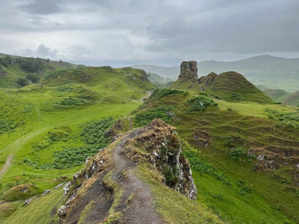 Scotland in July Fairy Glen on Isle of Skye