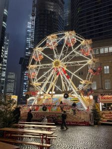 Frankfurt christmas market ferris wheel