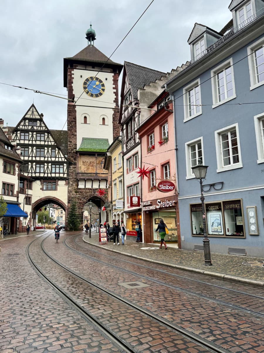 Freiberg old town and gate