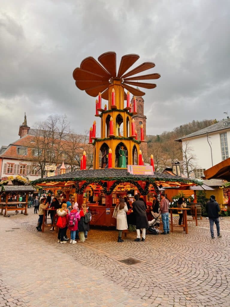 christmas pyramid in Heidelberg