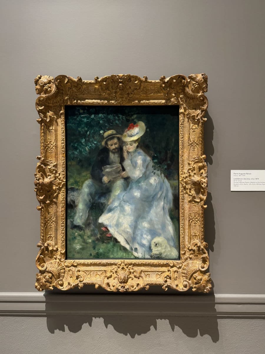 Renoir painting at the Portland Art Museum