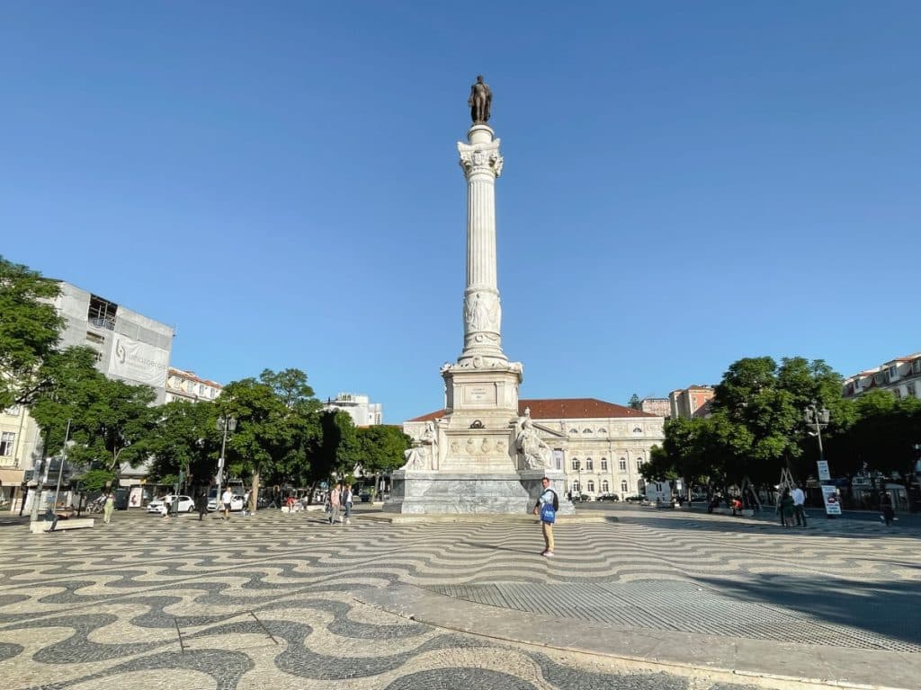 Rossio square in Lisbon